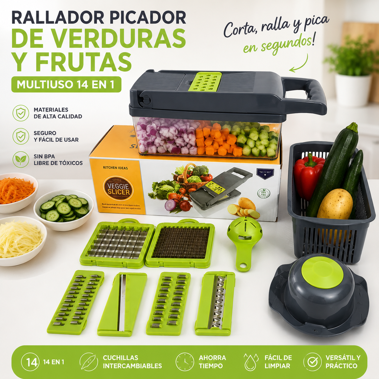 RALLADOR CORTADOR 14 EN 1