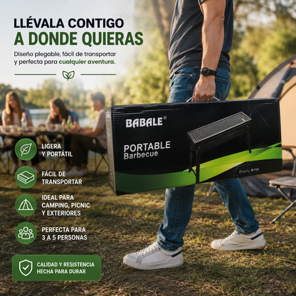 PARRILLA DE CARBON PORTATIL